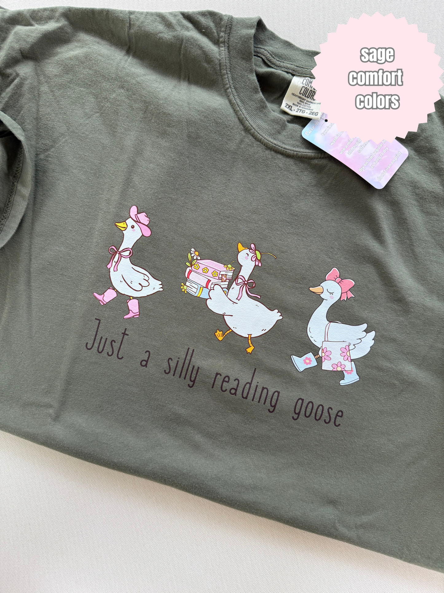 Just a silly reading goose Shirt