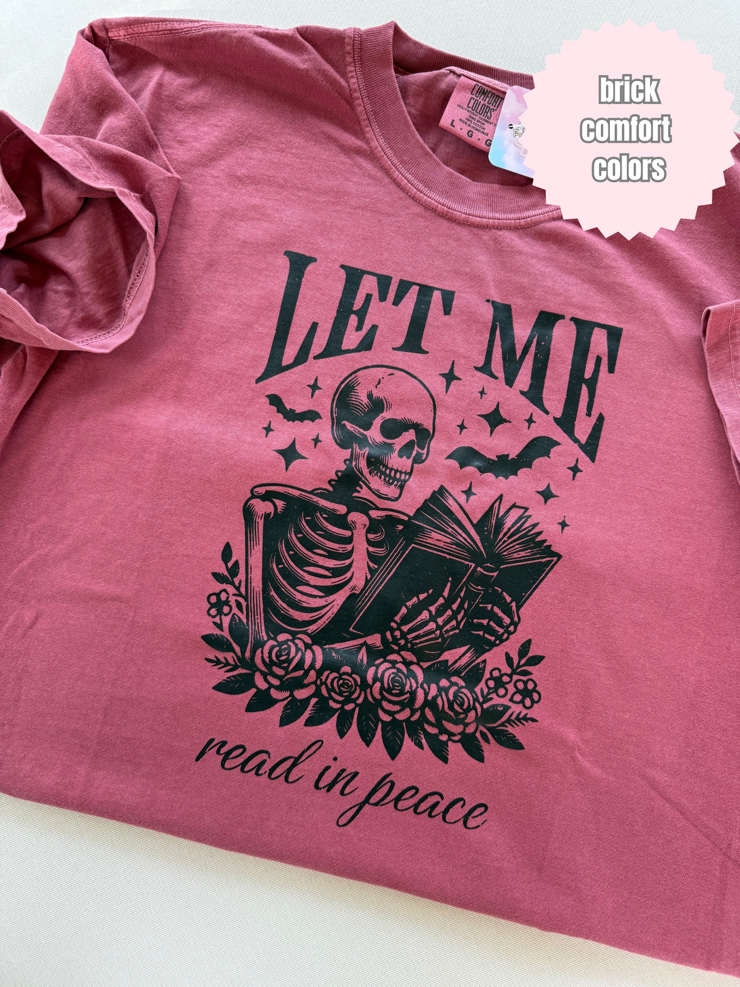 Let me read in peace (black ink) Shirt