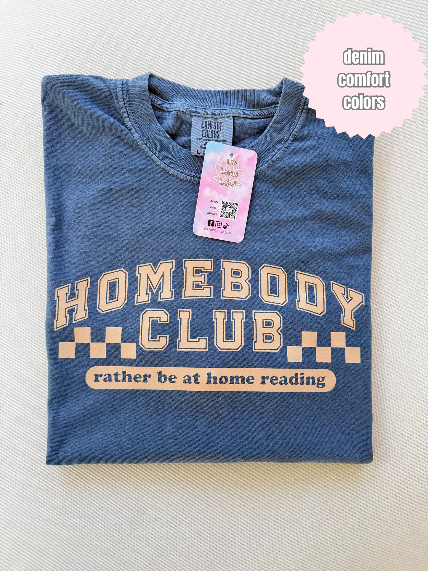 Homebody Club Shirt (beige ink)