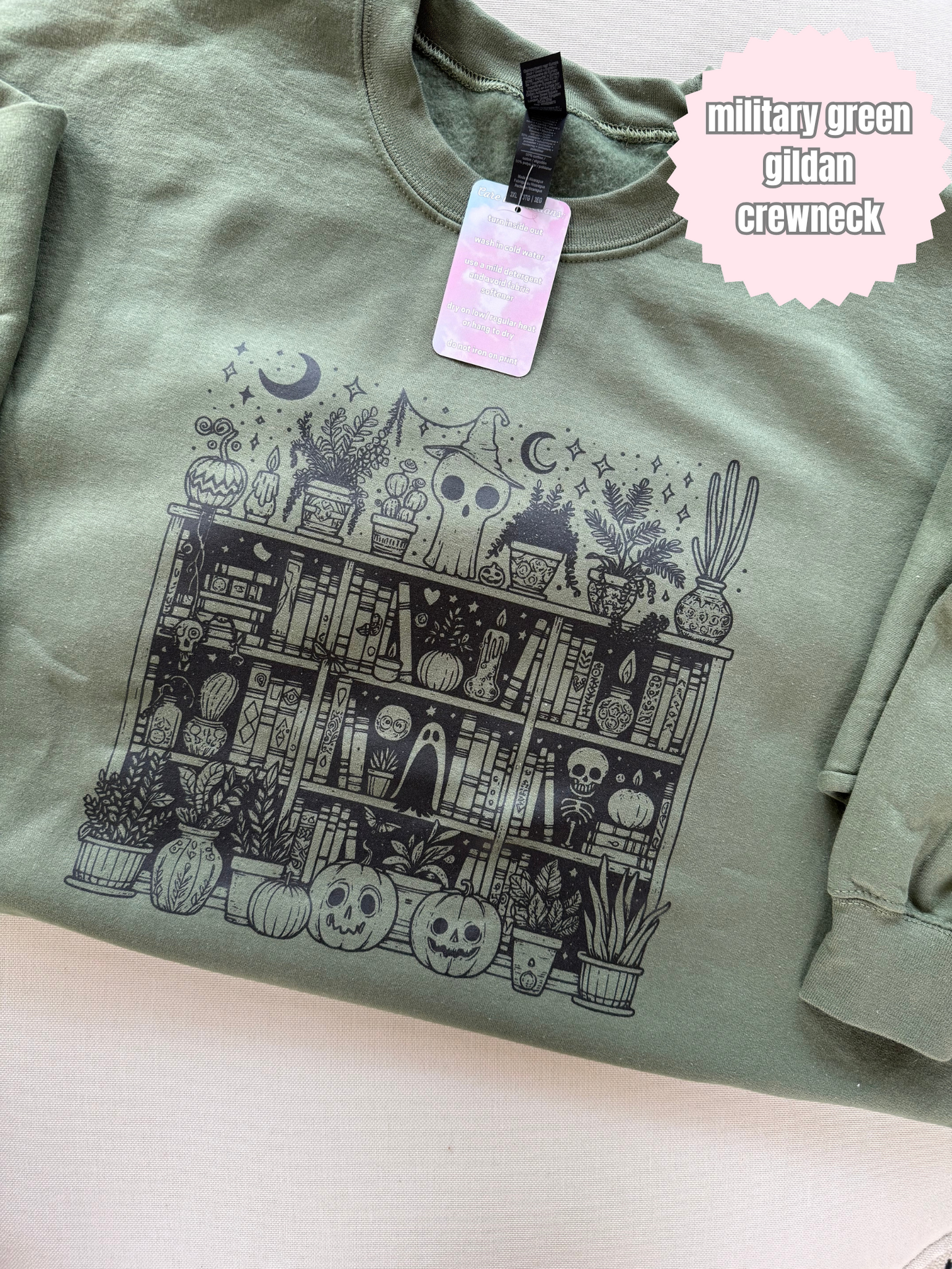 Spooky Bookshelf Shirt