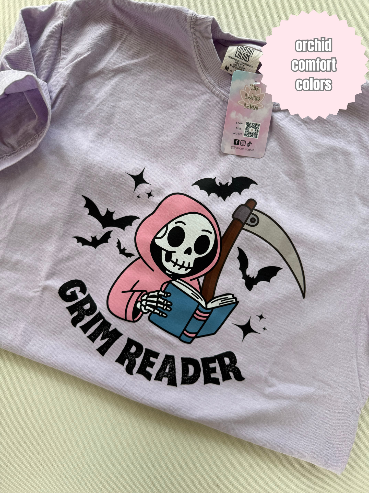 Cutesy Grim Reader Shirt