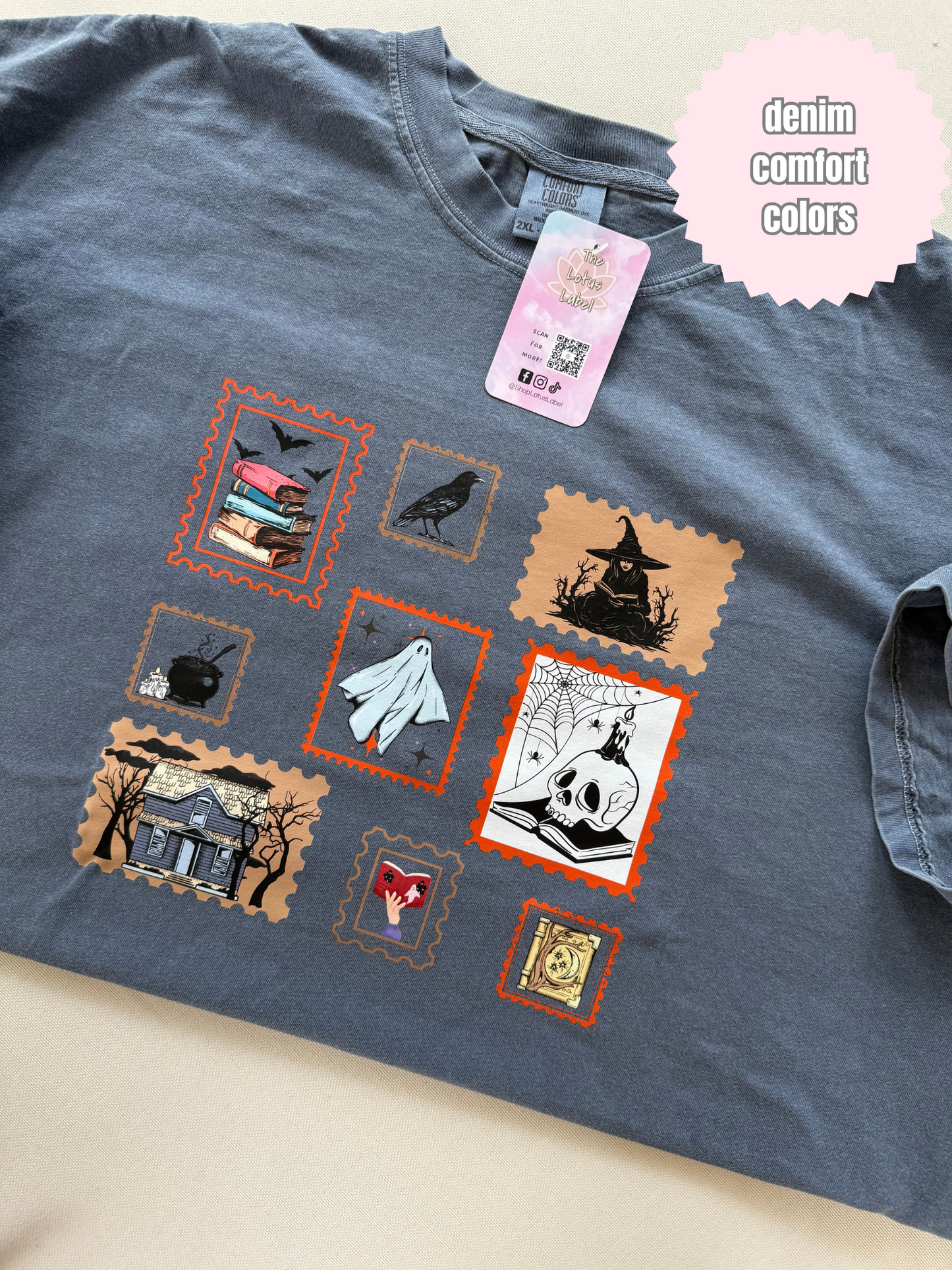 Spooky Halloween Stamps Shirt