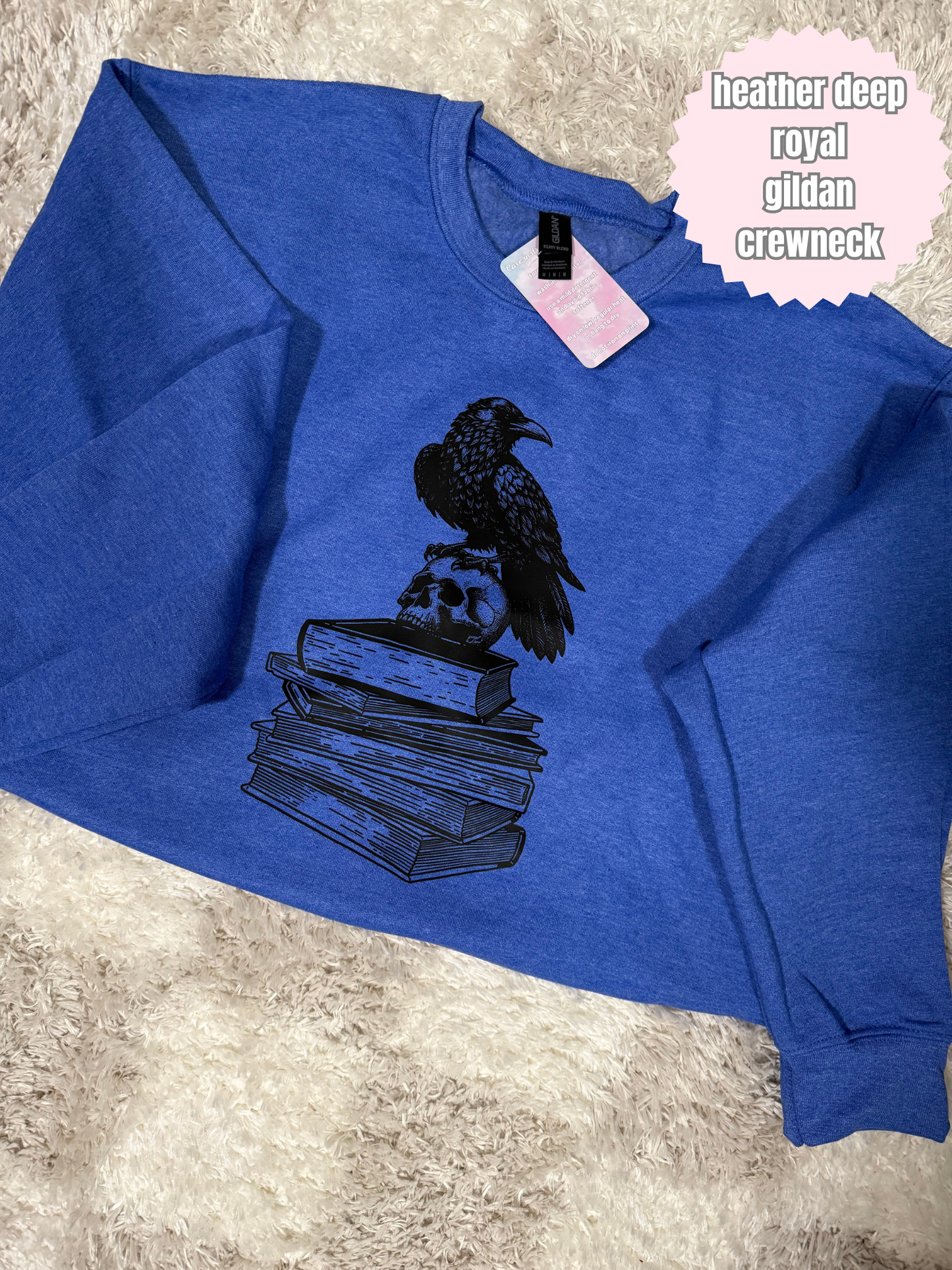 Raven Book Stack Shirt