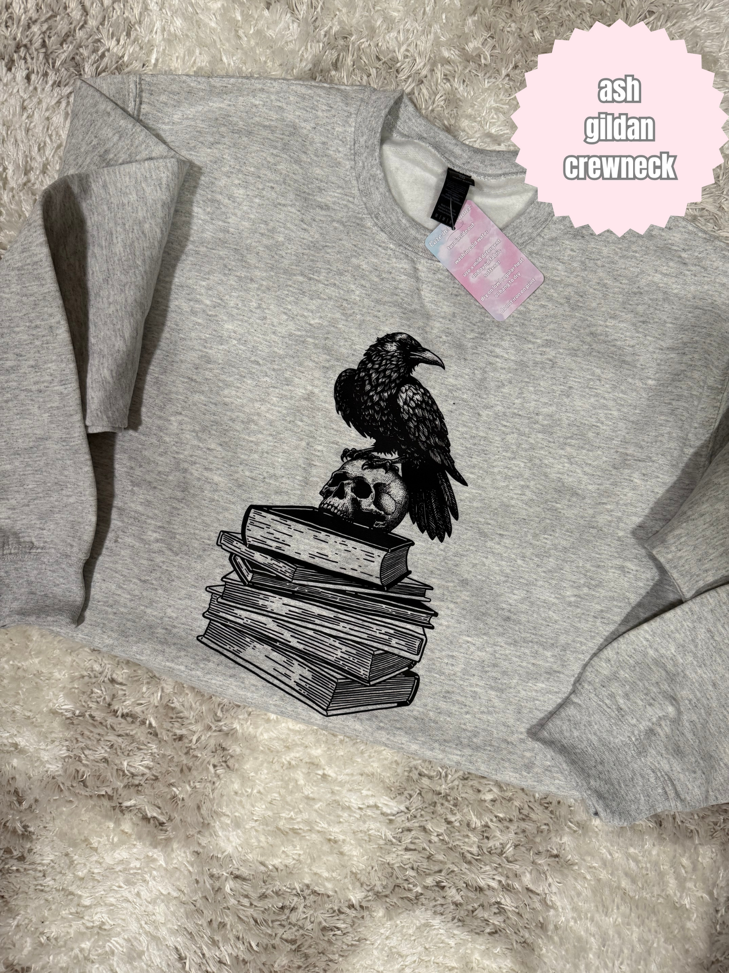 Raven Book Stack Shirt