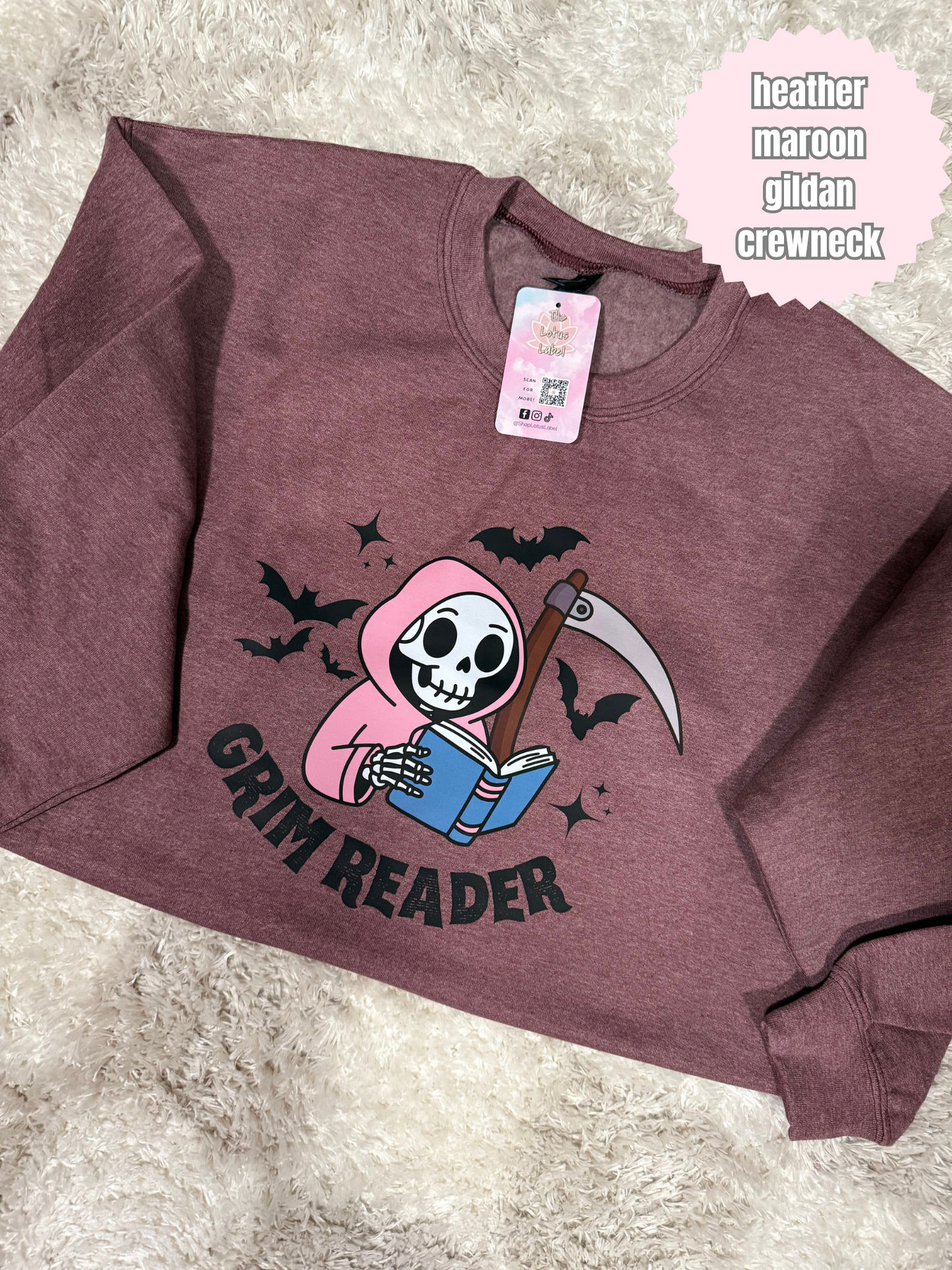 Cutesy Grim Reader Shirt
