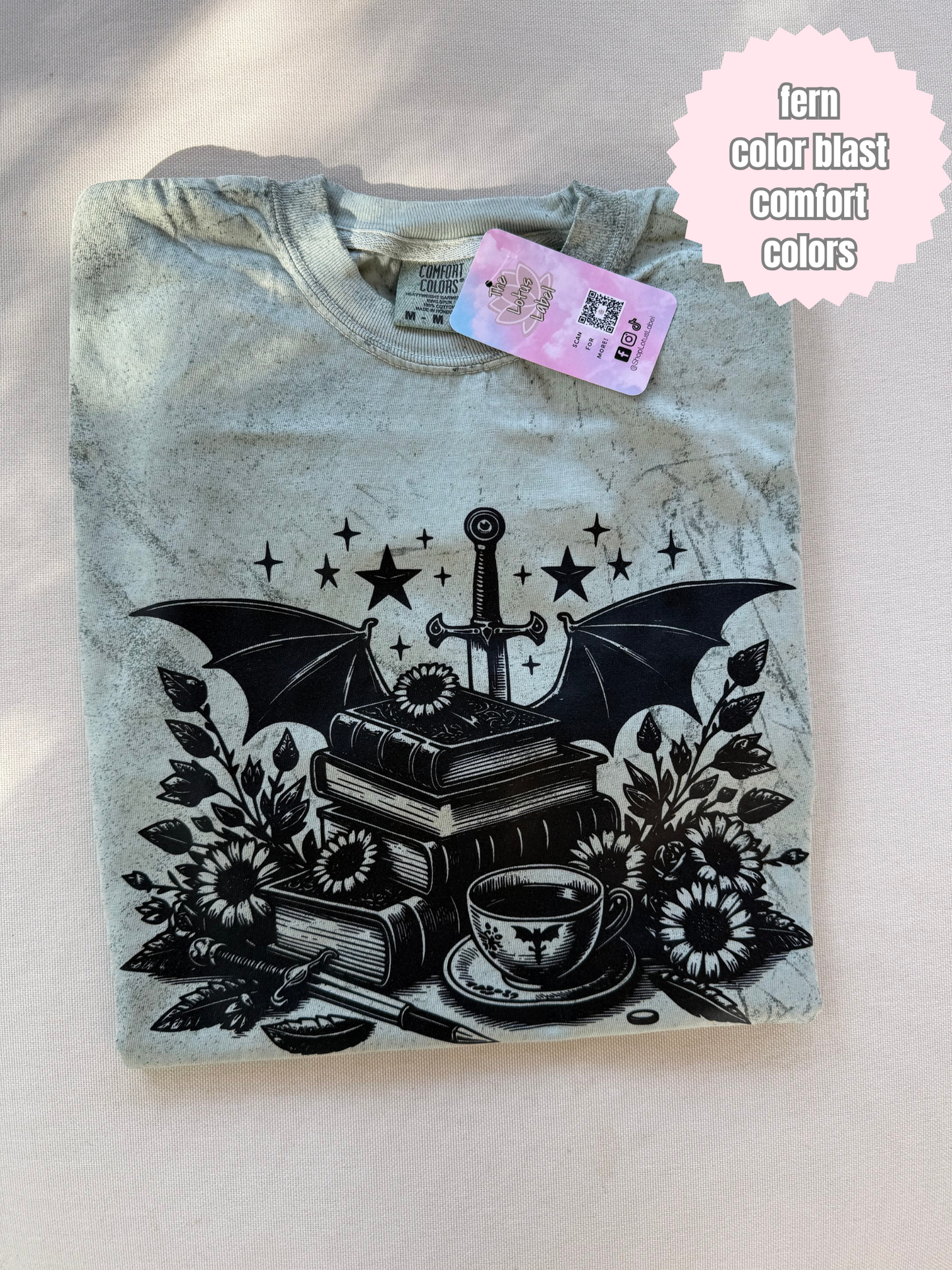 Books & Dragon Shirt