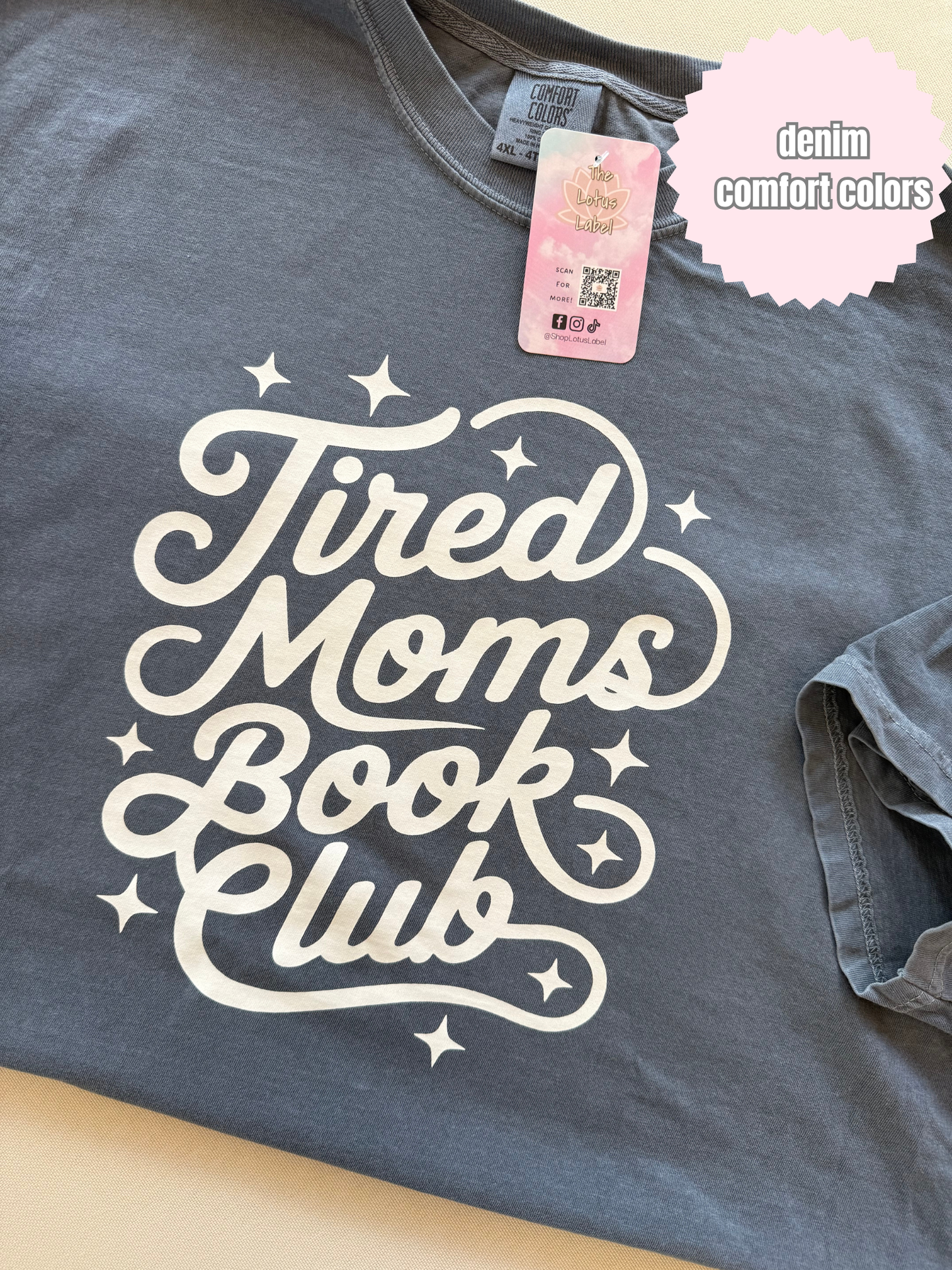 Tired Moms Book Club Shirt