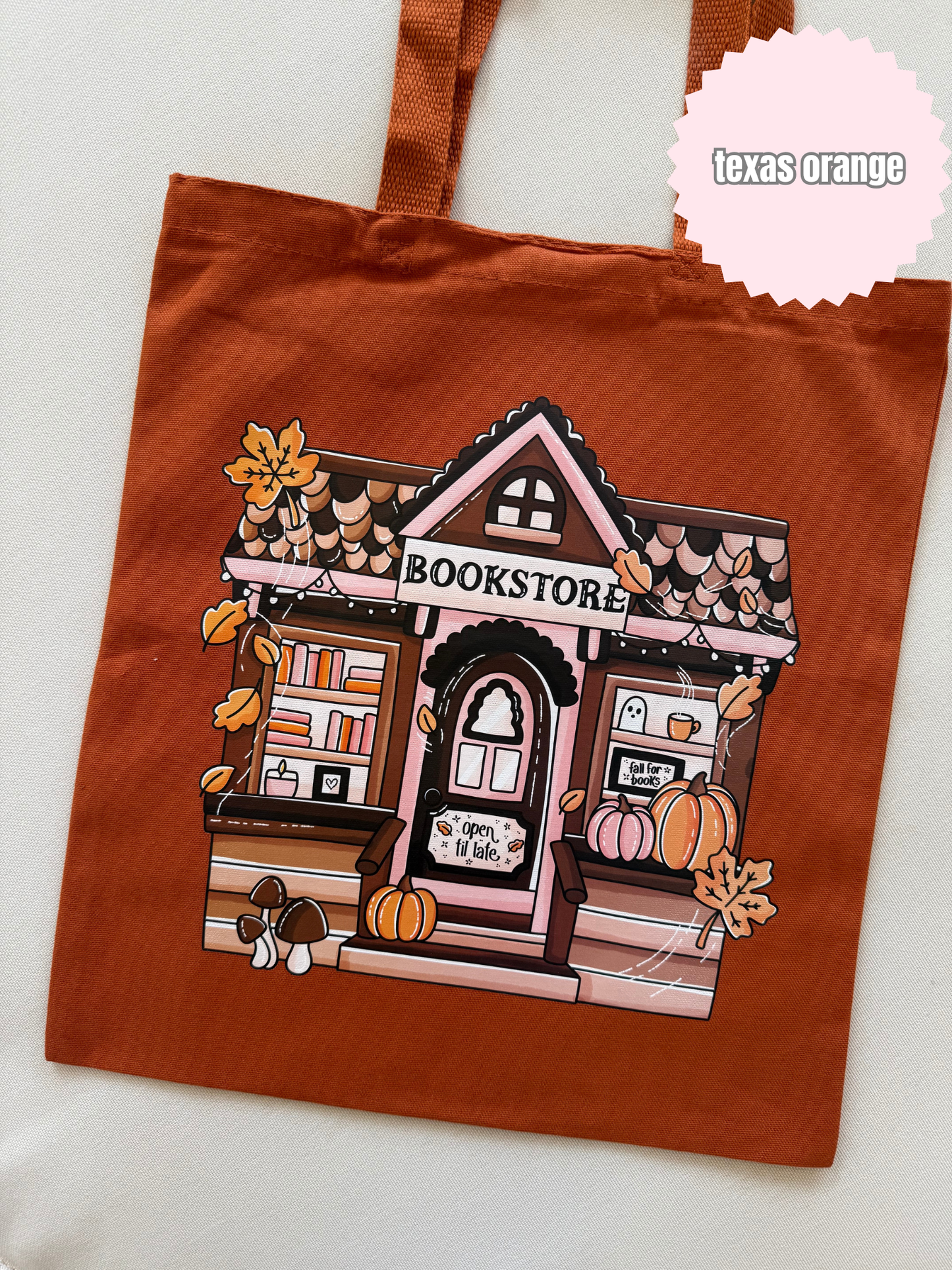 Fall Bookstore Tote Bag