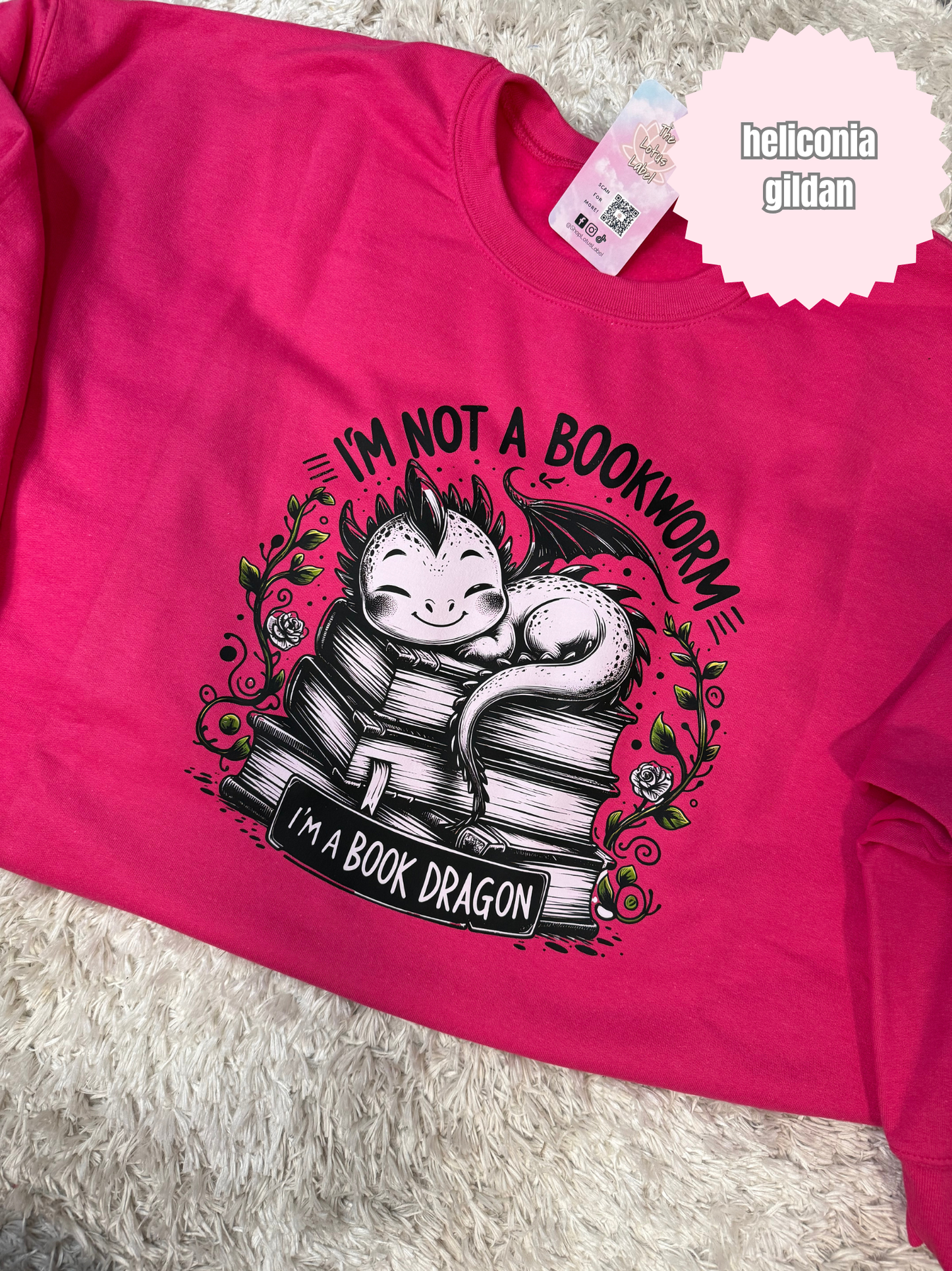 Not a Bookworm, Book Dragon Shirt