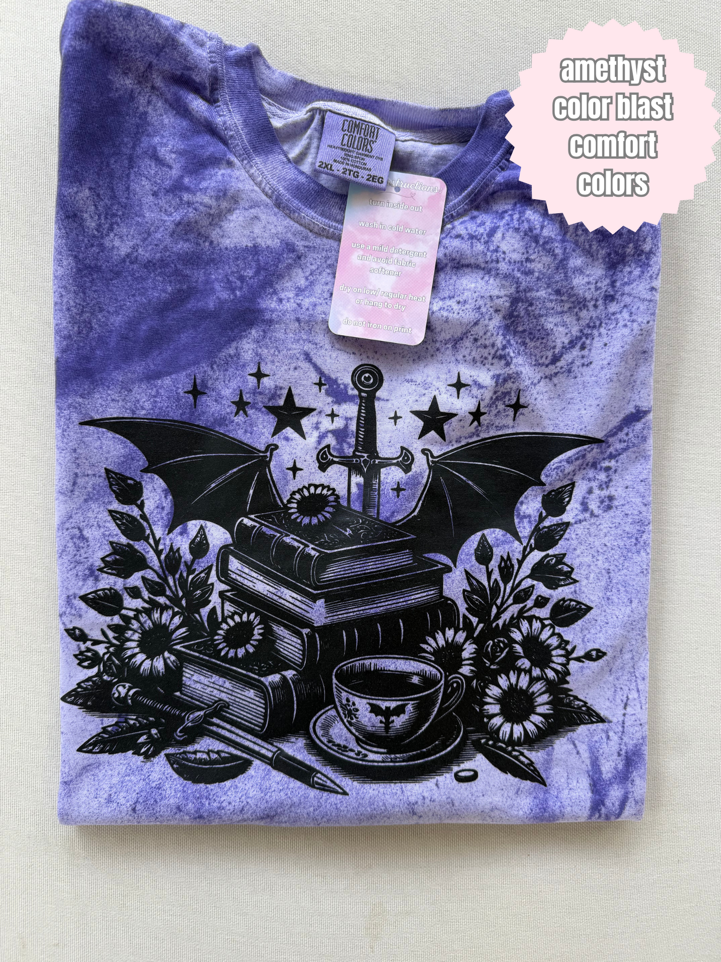 Books & Dragon Shirt