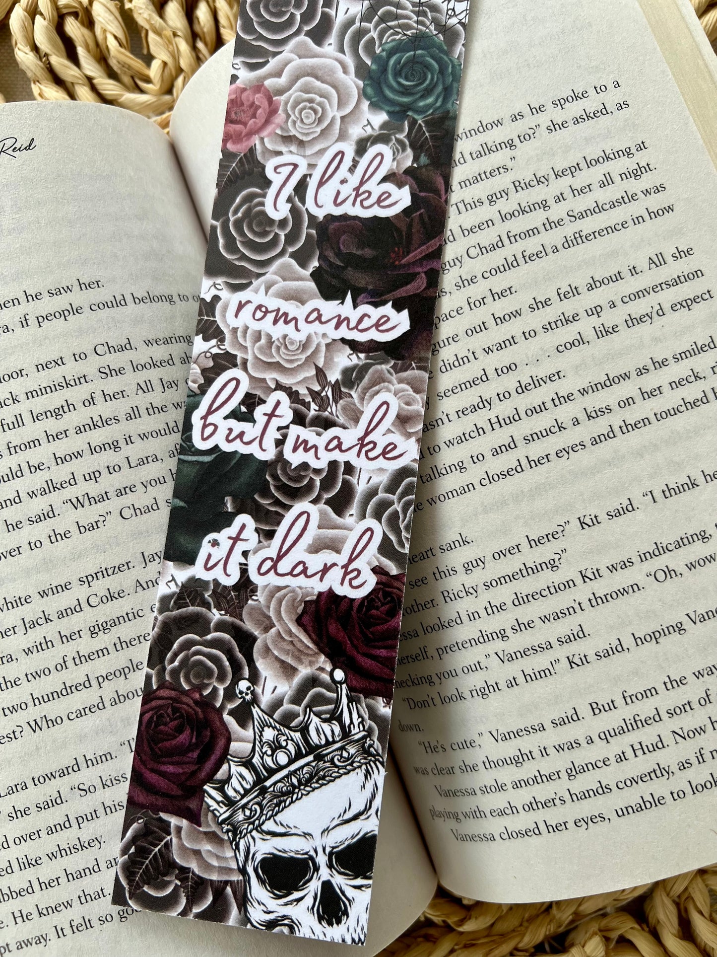 I like romance but make it dark Classic Bookmark