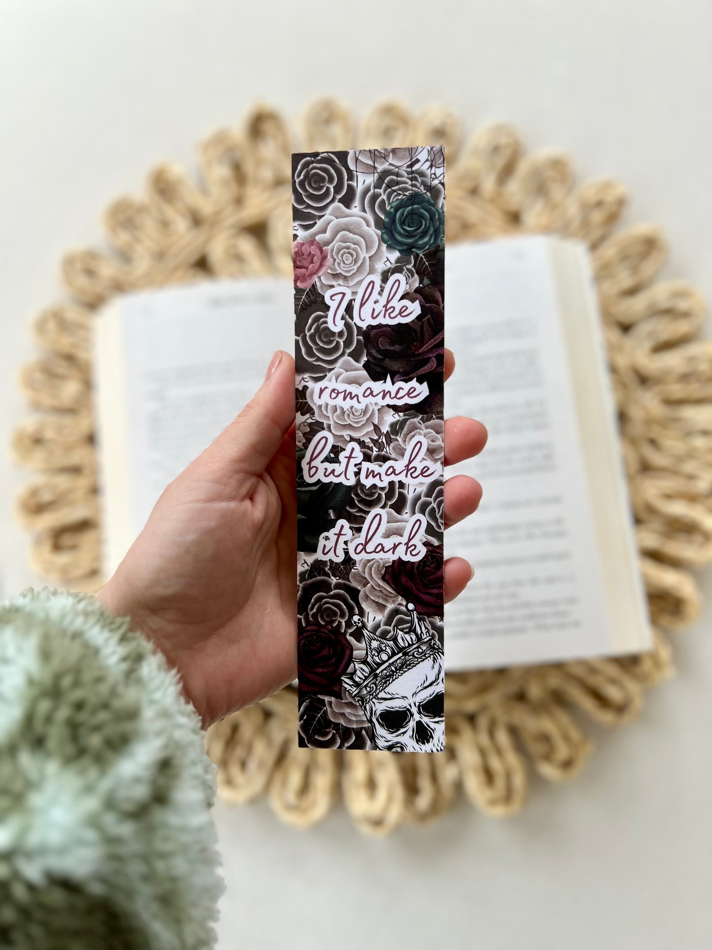 I like romance but make it dark Classic Bookmark