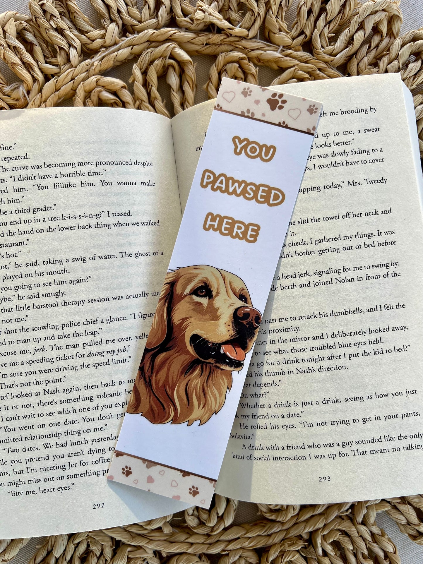 Golden Retriever Classic Bookmark