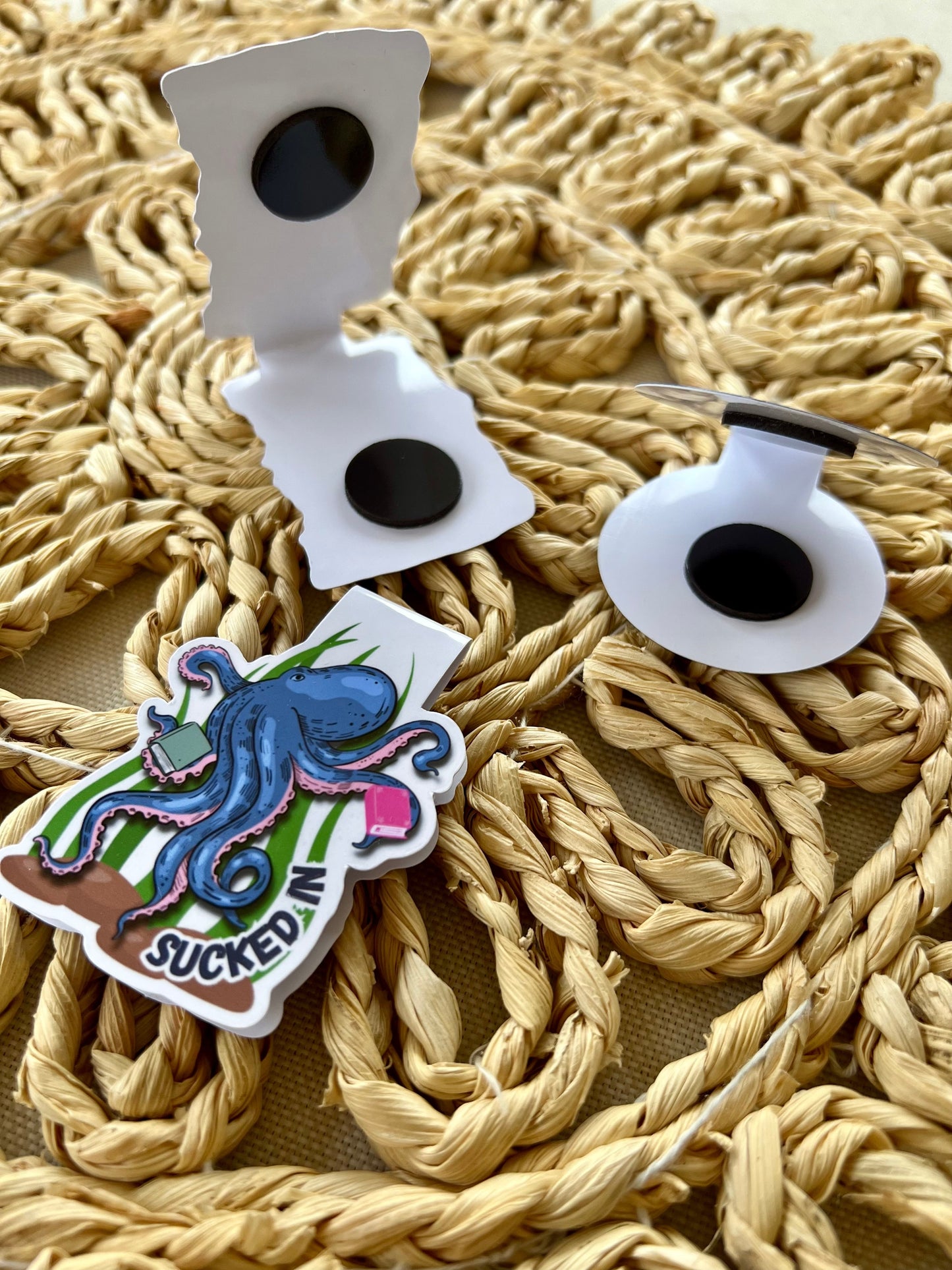 Holographic Gingerbread Bookstore Magnetic Bookmark