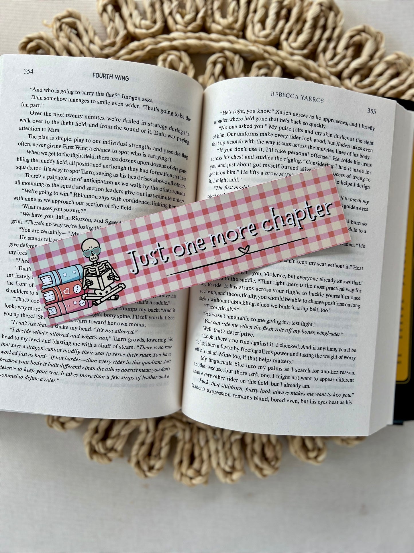 Just one more chapter skelly Classic Bookmark