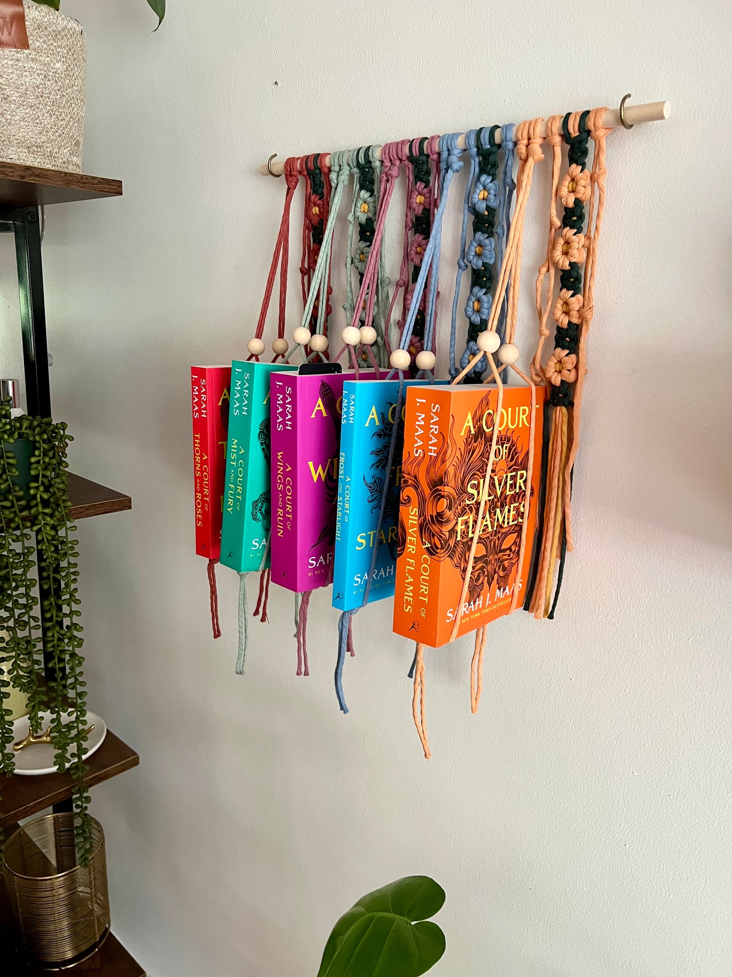 Macrame Book Displays