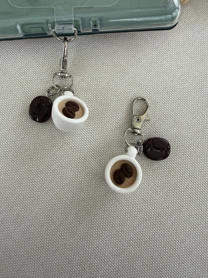 Coffee Cup Tethered Charm