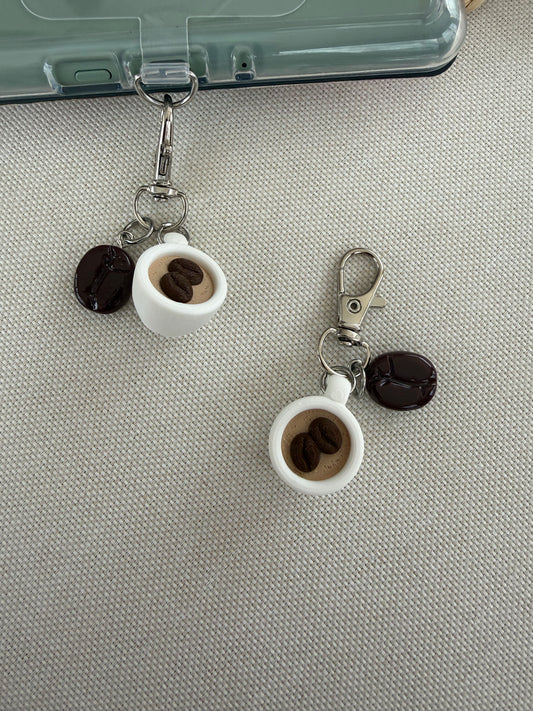 Coffee Cup Tethered Charm