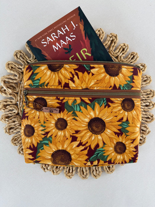 Sunflower Book Sleeve