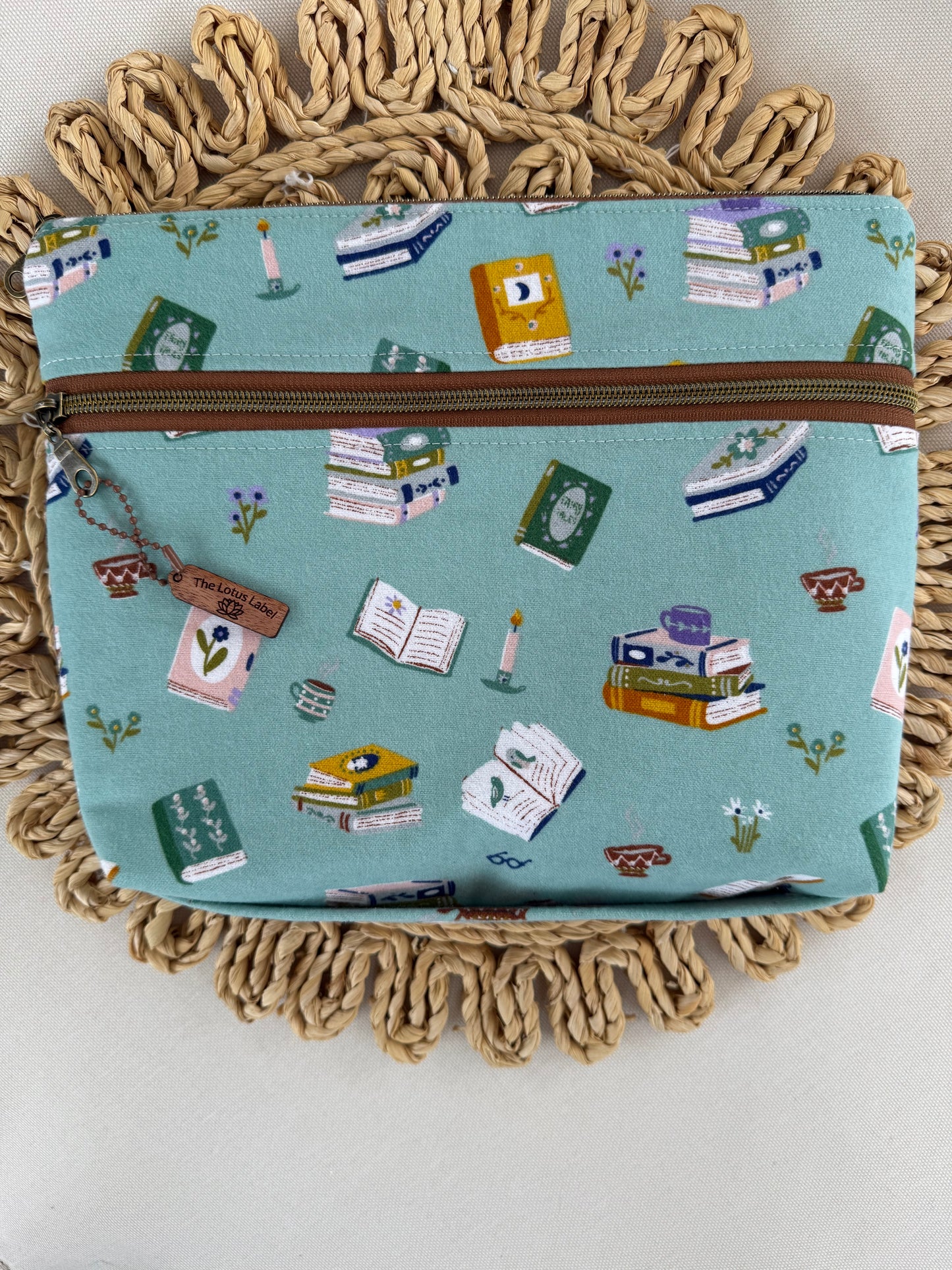 Books & Tea Book Sleeve