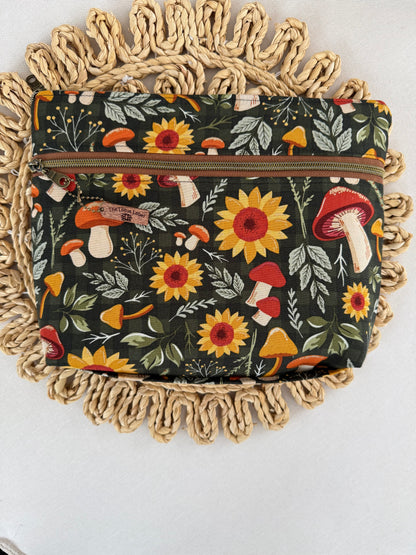 Mushies & Sunflowers Book Sleeve