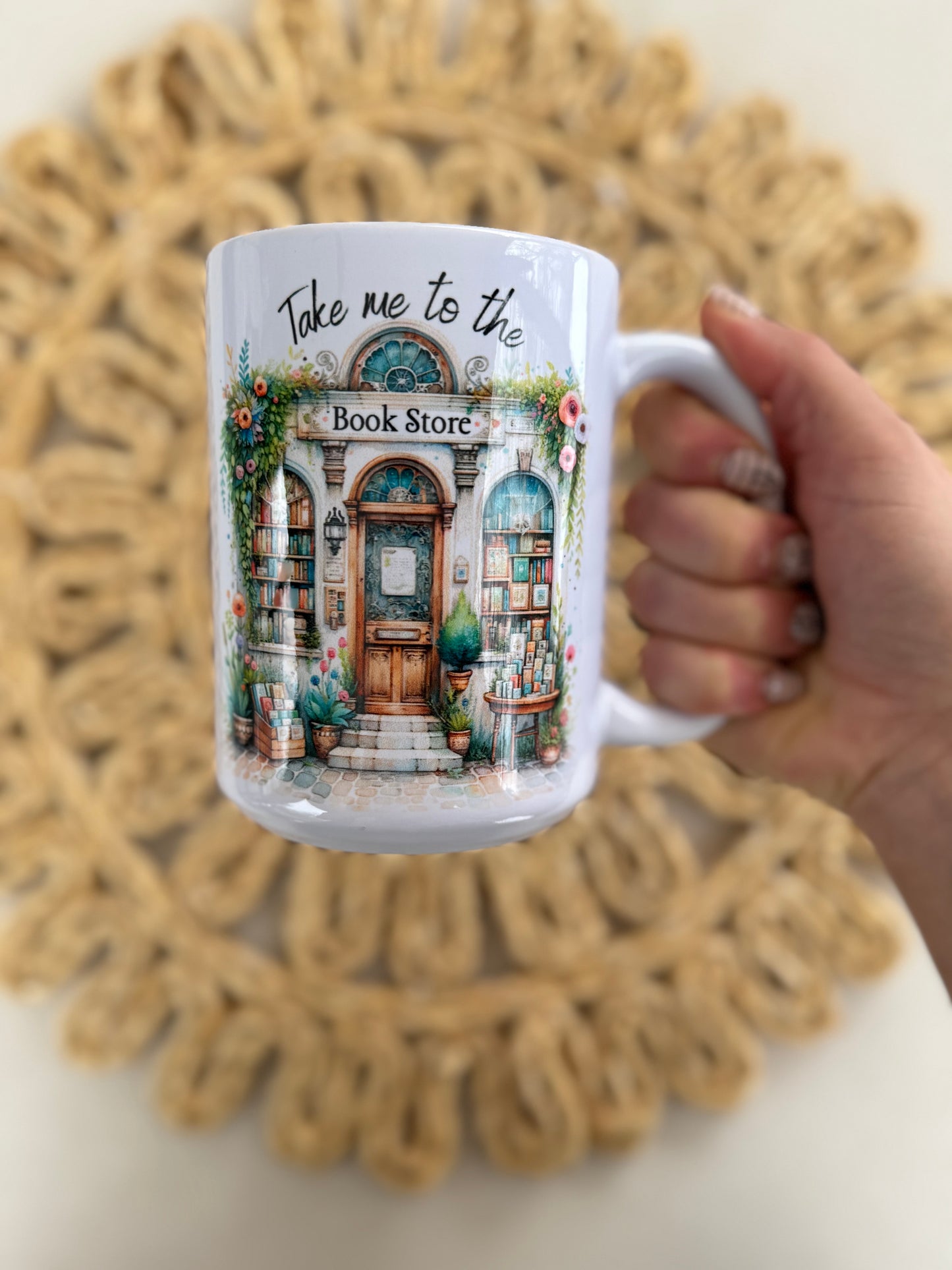 Take me to the bookstore Mug