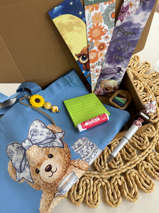 Blind date FOR a book mystery box (Tote Bag)
