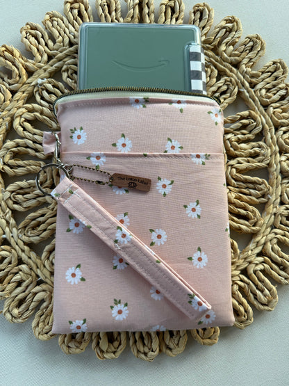 Pink Daisy Kindle Sleeve