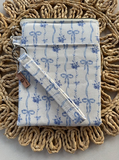 Blue Porcelain Bows Kindle Sleeve