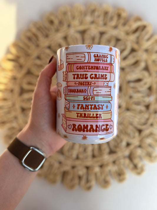 Book Genre Mug