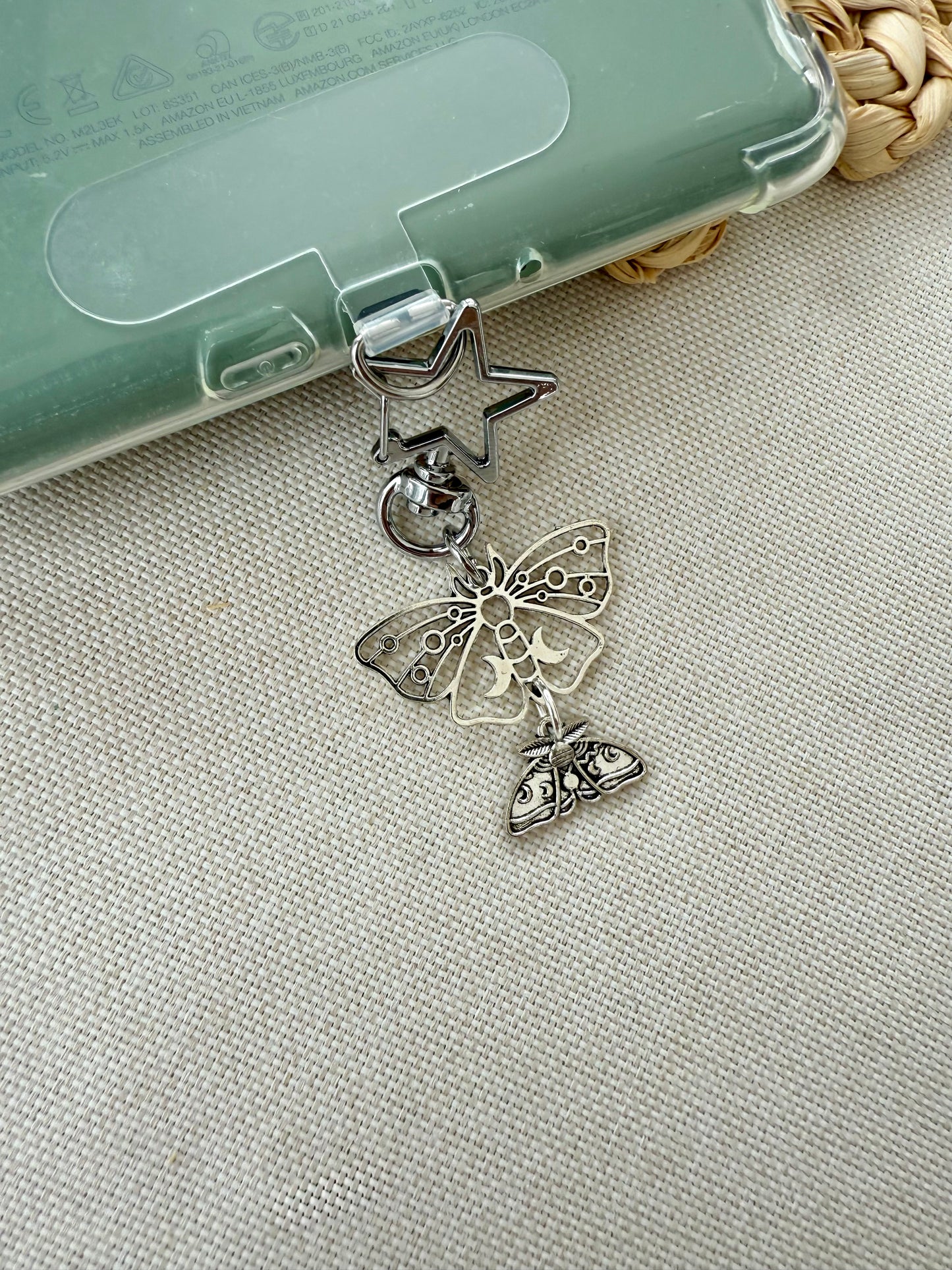 Moth Tethered Charm