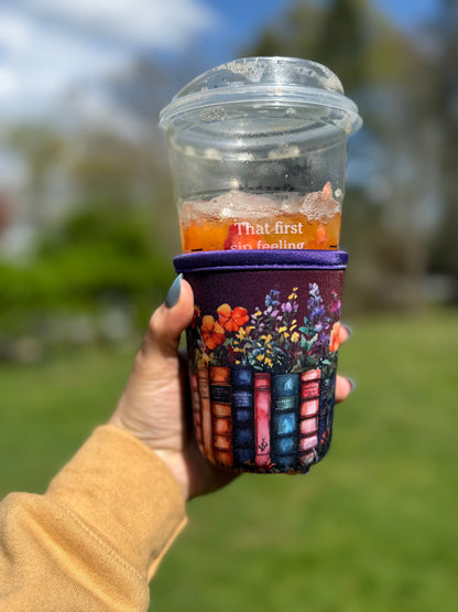 Flowers & Books Drink Sleeve