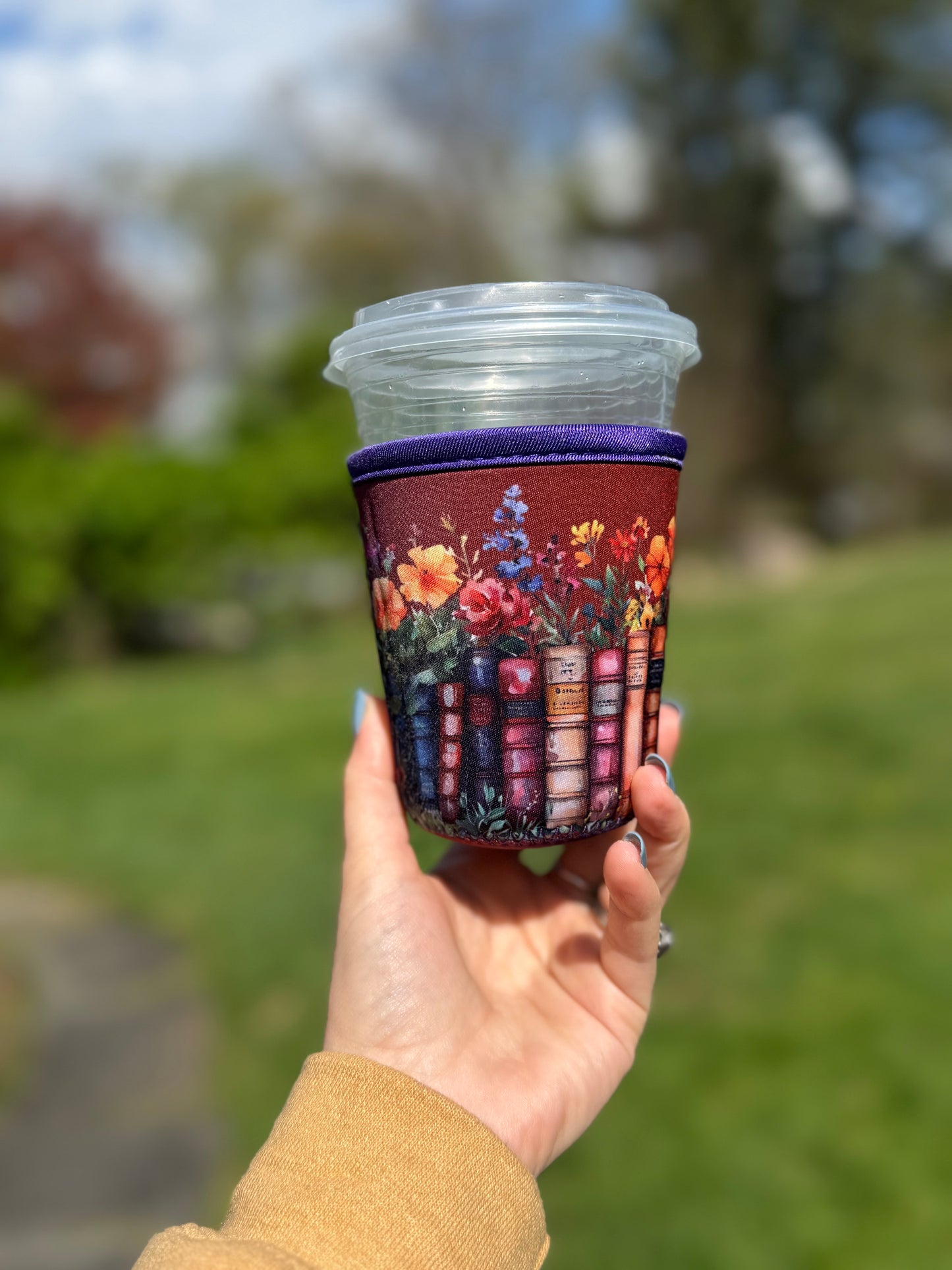 Flowers & Books Drink Sleeve