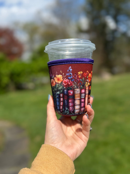 Flowers & Books Drink Sleeve