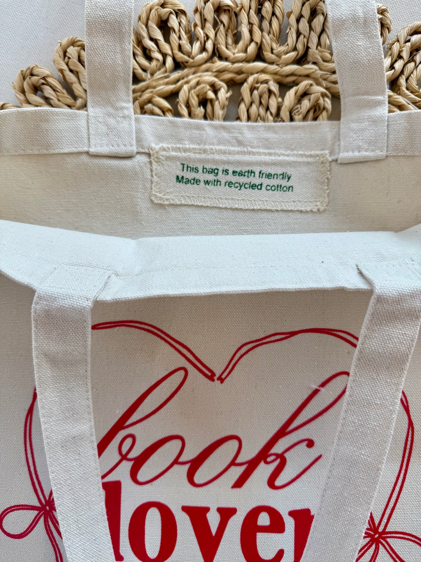 Book Lover Tote Bag