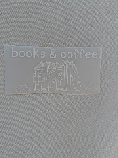 Books & Coffee (white) Shirt