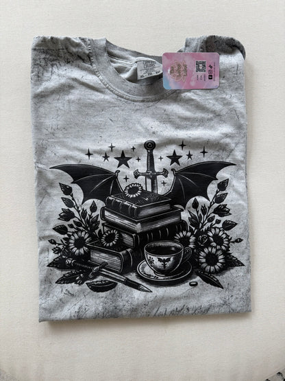 Books & Dragon Shirt