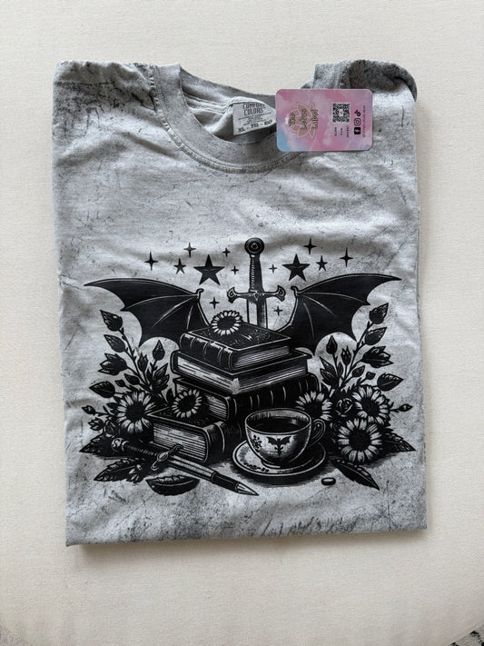 Books & Dragon Shirt