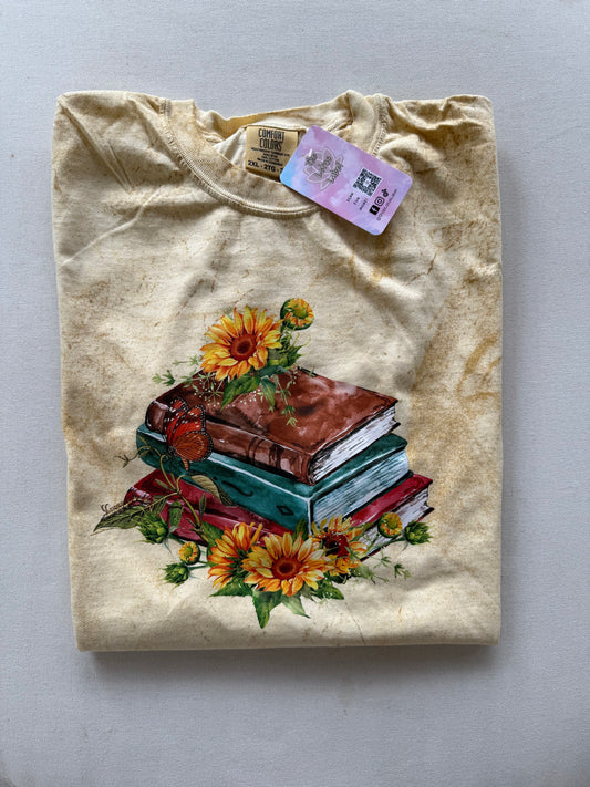 Sunflower Book Stack Shirt