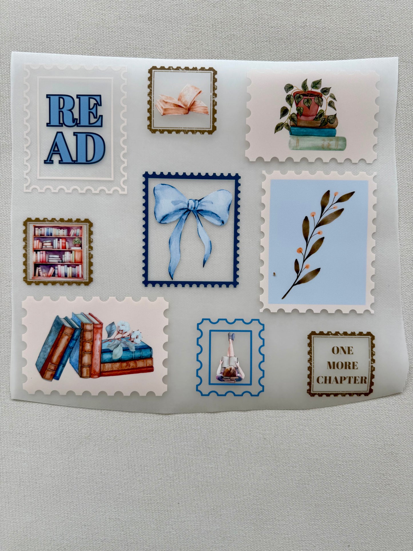 Blue Stamps Shirt