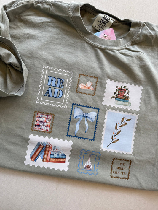 Blue Stamps Shirt
