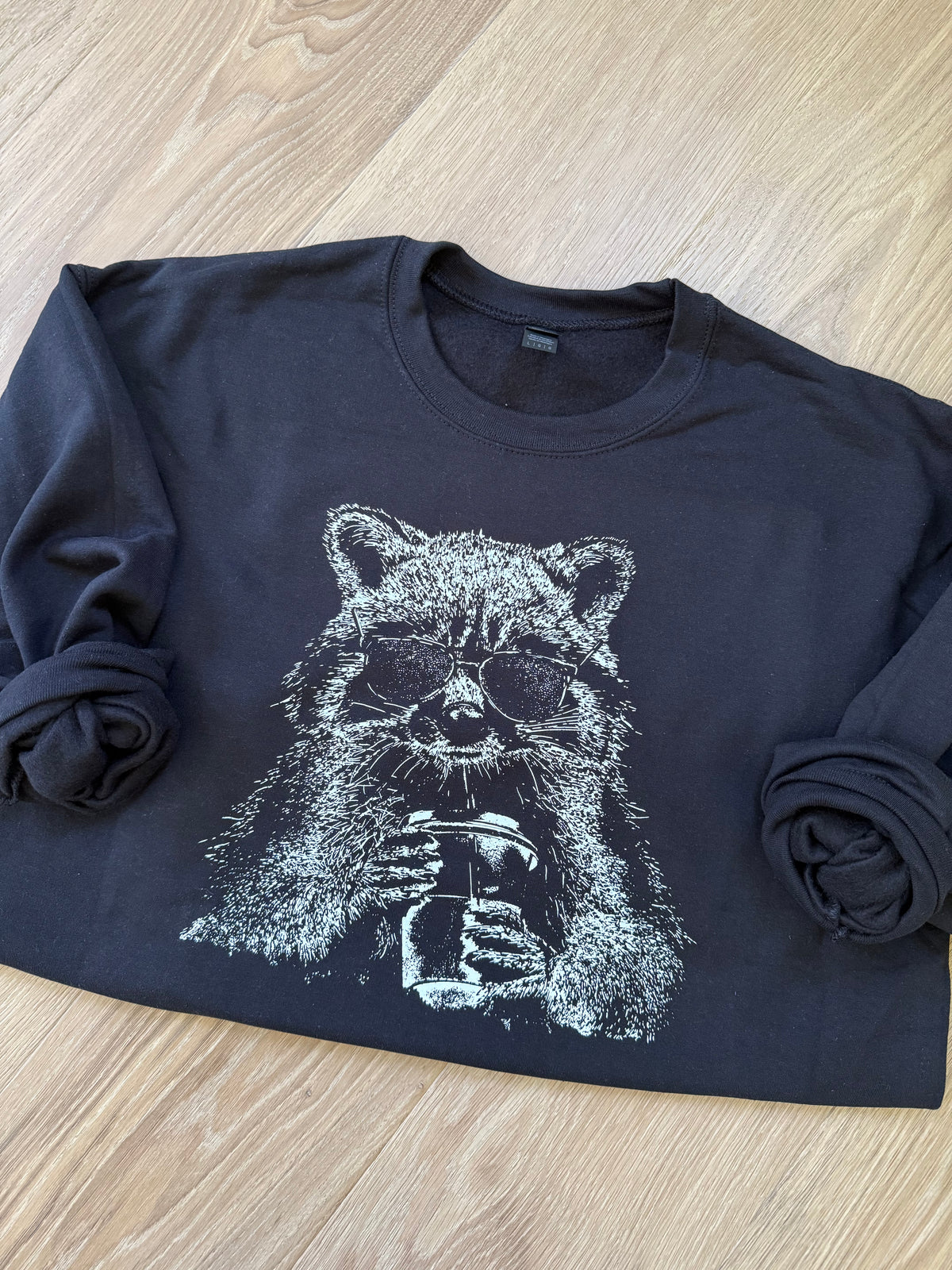 Raccoon drinking coffee Shirt