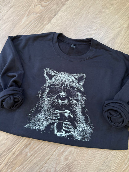 Raccoon drinking coffee Shirt