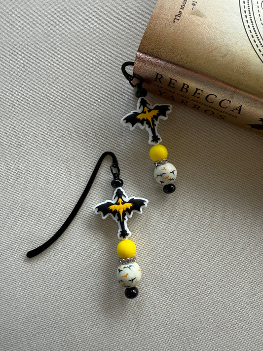 Double Dragon Beaded Bookmark