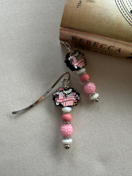 Shh... I'm reading Beaded Bookmark