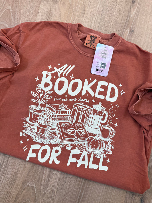 All booked for fall (beige ink) Shirt