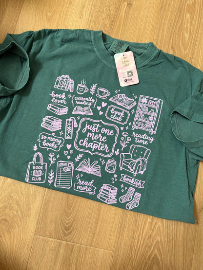 Just one more chapter (lavender ink) Shirt