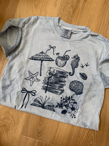 Summer Reading (navy ink) Shirt