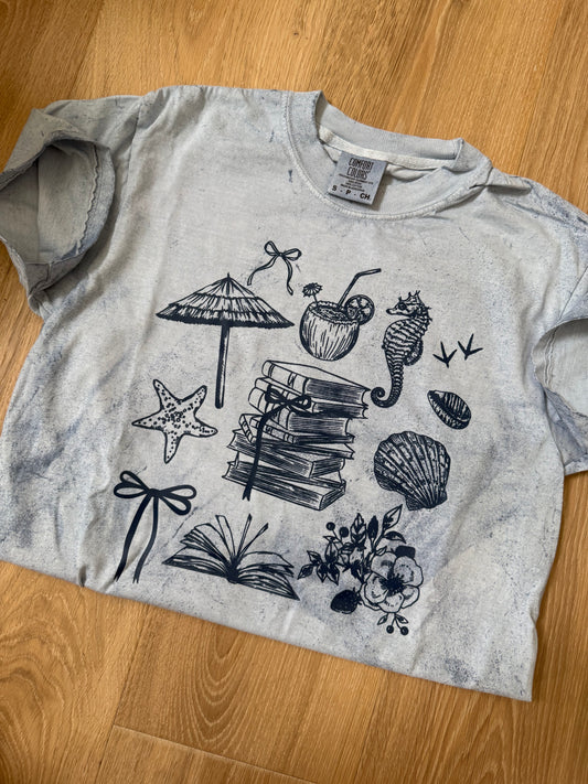Summer Reading (navy ink) Shirt