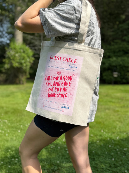Guest Check Tote Bag